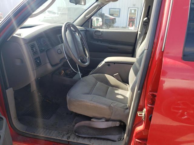 1B4HS38N52F209245 - 2002 DODGE DURANGO SPORT RED photo 7