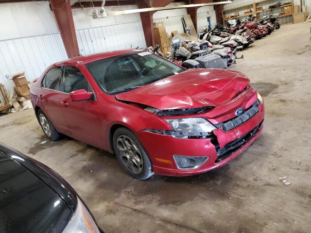 3FAHP0HA4CR287056 - 2012 FORD FUSION SE RED photo 4