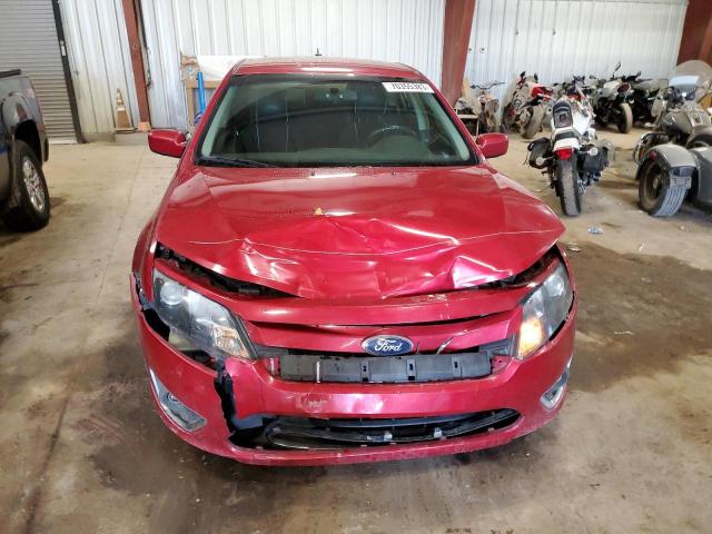 3FAHP0HA4CR287056 - 2012 FORD FUSION SE RED photo 5