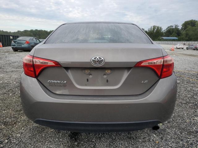 2T1BURHE5KC190193 - 2019 TOYOTA COROLLA L BROWN photo 6