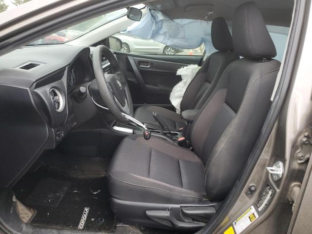 2T1BURHE5KC190193 - 2019 TOYOTA COROLLA L BROWN photo 7