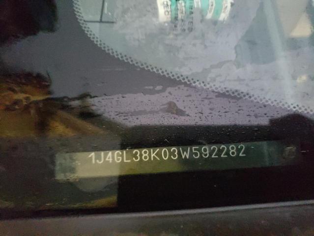 1J4GL38K03W592282 - 2003 JEEP LIBERTY RENEGADE GREEN photo 13