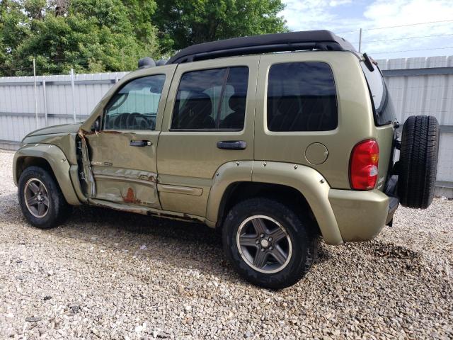 1J4GL38K03W592282 - 2003 JEEP LIBERTY RENEGADE GREEN photo 2