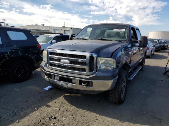 1FTWW31P35EA55607 - 2005 FORD F350 SRW SUPER DUTY GRAY photo 1