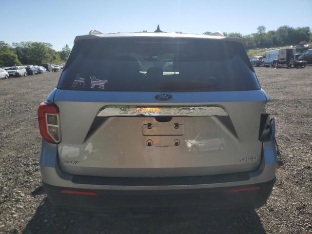 1FMSK8DH7MGB38368 - 2021 FORD EXPLORER XLT Silber Foto 6