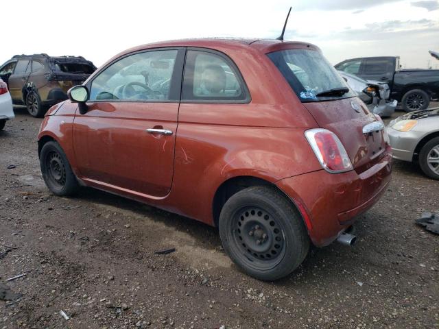 3C3CFFAR4CT330506 - 2012 FIAT 500 POP ORANGE photo 2