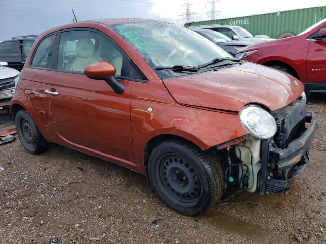 3C3CFFAR4CT330506 - 2012 FIAT 500 POP ORANGE photo 4