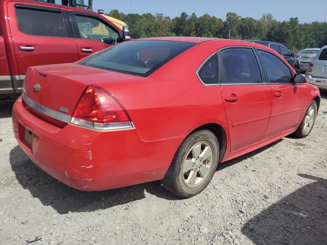 2G1WB5EK0A1129804 - 2010 CHEVROLET IMPALA LT RED photo 3