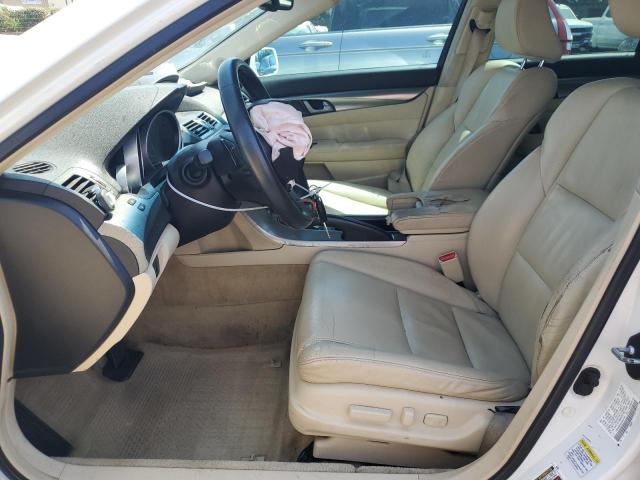 19UUA862X9A001736 - 2009 ACURA TL WHITE photo 7