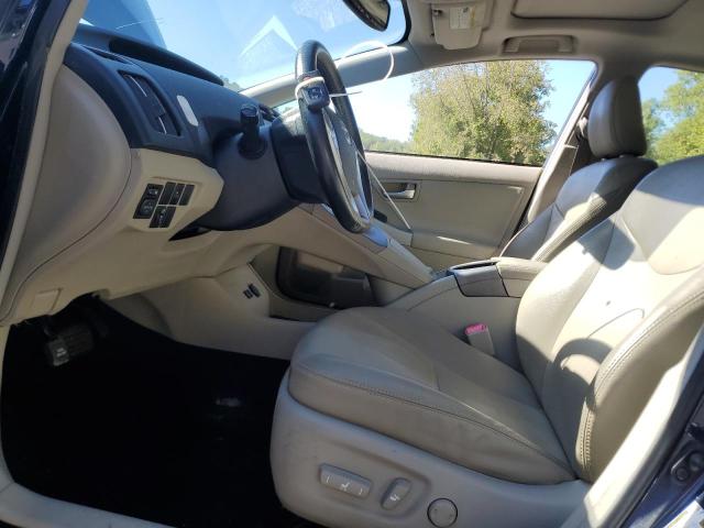 JTDKN3DU4D1642374 - 2013 TOYOTA PRIUS BLUE photo 7