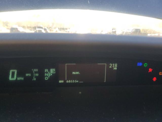 JTDKN3DU4D1642374 - 2013 TOYOTA PRIUS BLUE photo 9