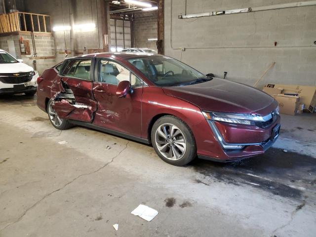 JHMZC5F38JC011159 - 2018 HONDA CLARITY TOURING MAROON photo 4