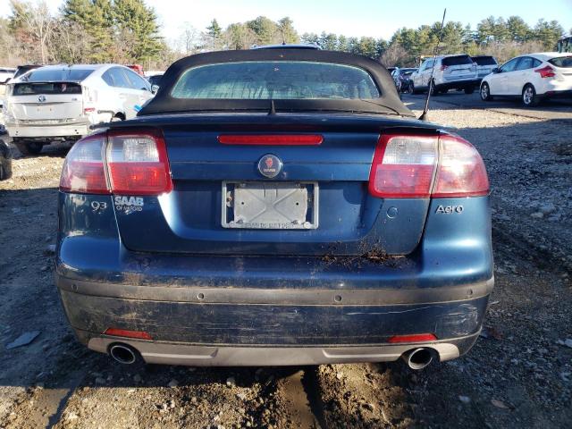 YS3FH71U366107331 - 2006 SAAB 9-3 AERO BLUE photo 6