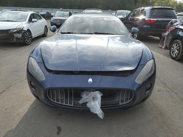 ZAM45KMA1C0060712 - 2012 MASERATI GRANTURISM S BLUE photo 5