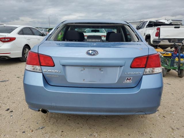 4S3BMCC63A3227911 - 2010 SUBARU LEGACY 2.5I PREMIUM BLUE photo 6