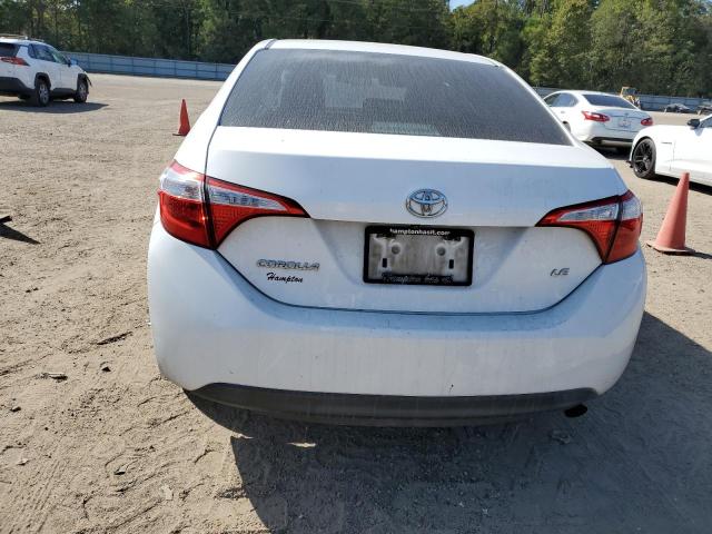 5YFBURHE3FP267973 - 2015 TOYOTA COROLLA L WHITE photo 6