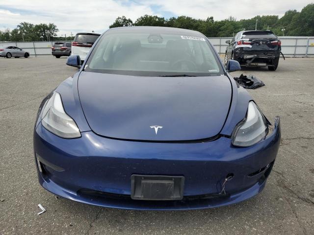 5YJ3E1EA5NF289908 - 2022 TESLA MODEL 3 蓝色 照片 5