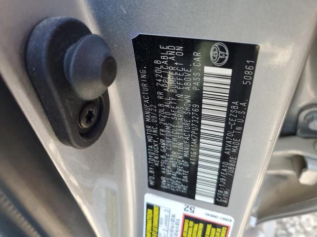 4T1G11AK7PU732769 - 2023 TOYOTA CAMRY SE NIGHT SHADE SILVER photo 12