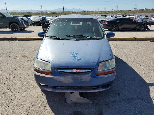 KL1TD52625B320391 - 2005 CHEVROLET AVEO BASE ლურჯი ფოტო 5
