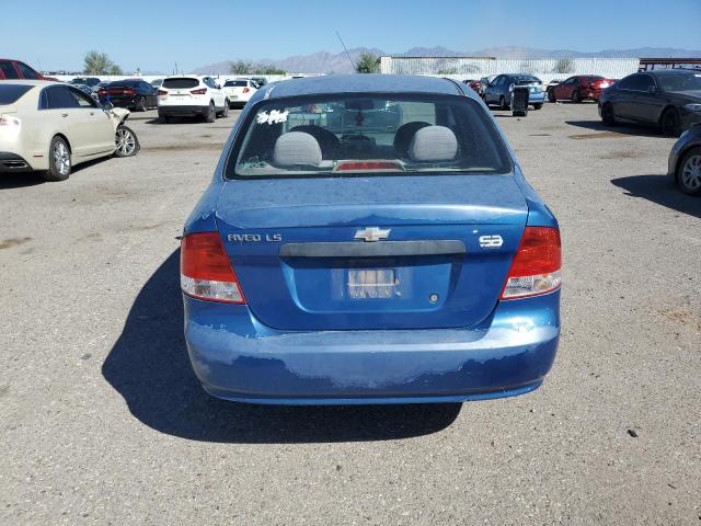 KL1TD52625B320391 - 2005 CHEVROLET AVEO BASE ლურჯი ფოტო 6