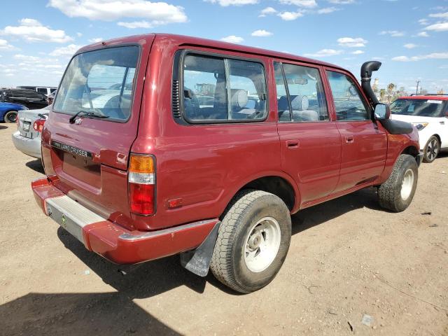 JT3FJ80W4M0003066 - 1991 TOYOTA LAND CRUIS FJ80 MAROON photo 3