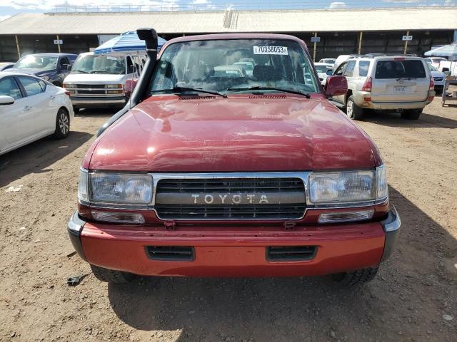 JT3FJ80W4M0003066 - 1991 TOYOTA LAND CRUIS FJ80 MAROON photo 5