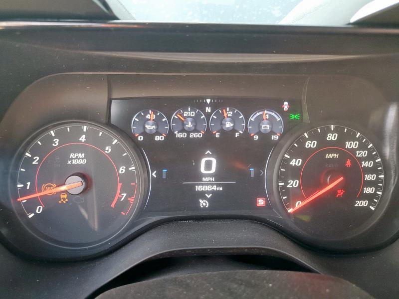 1G1FG1R74N0102087 - 2022 CHEVROLET CAMARO SS GRAY photo 9