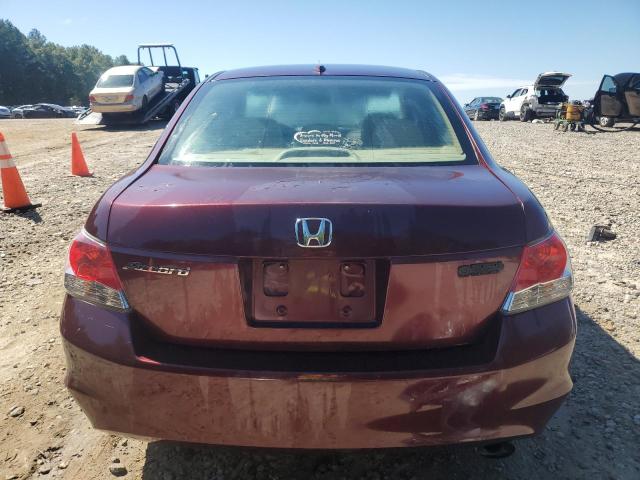 1HGCP2F89AA056274 - 2010 HONDA ACCORD EXL BURGUNDY photo 6