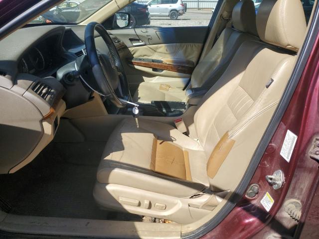 1HGCP2F89AA056274 - 2010 HONDA ACCORD EXL BURGUNDY photo 7