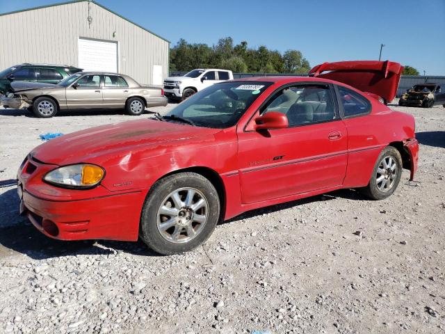 1G2NW12E21M501408 - 2001 PONTIAC GRAND AM GT RED photo 1