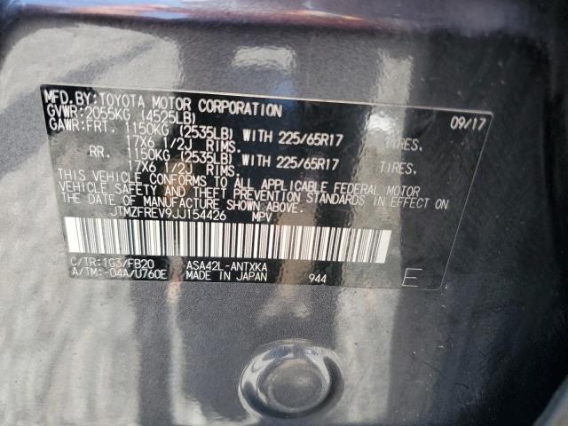 JTMZFREV9JJ154426 - 2018 TOYOTA RAV4 LE Gri fotoğraf 13