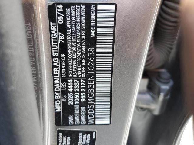 WDDSJ4GB3EN102638 - 2014 MERCEDES-BENZ CLA 250 4MATIC GRAY photo 13