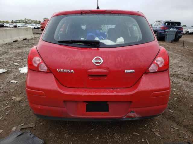 3N1BC1CP3CK274372 - 2012 NISSAN VERSA S RED photo 6