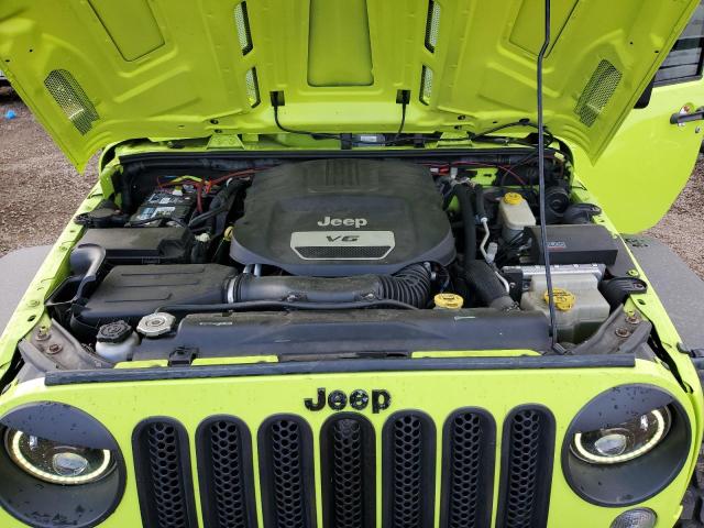 1C4BJWDG2HL502583 - 2017 JEEP WRANGLER U SPORT GREEN photo 12