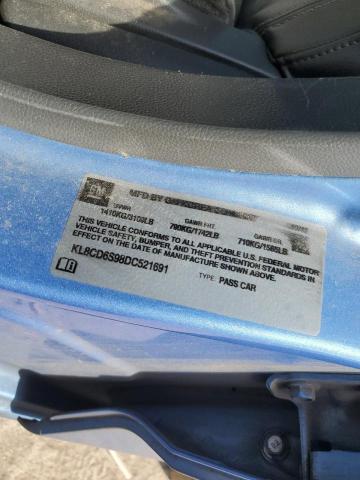 KL8CD6S98DC521691 - 2013 CHEVROLET SPARK 1LT ლურჯი ფოტო 12