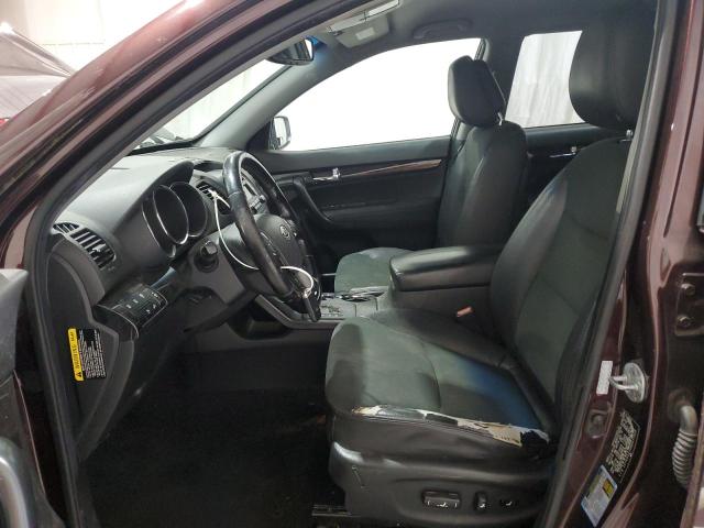 5XYKU3A10BG077440 - 2011 KIA SORENTO EX 勃艮第红 照片 7