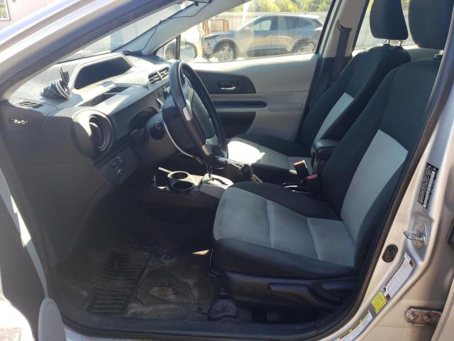 JTDKDTB38C1025636 - 2012 TOYOTA PRIUS C 银色 照片 7