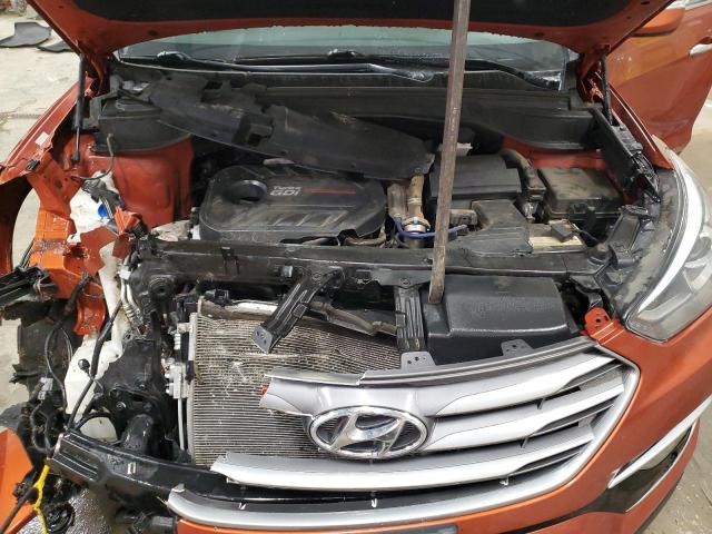 5XYZUDLA0JG516670 - 2018 HYUNDAI SANTA FE S ORANGE photo 12