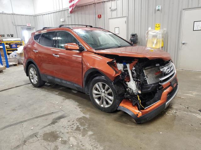 5XYZUDLA0JG516670 - 2018 HYUNDAI SANTA FE S ORANGE photo 4
