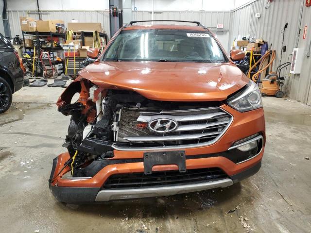 5XYZUDLA0JG516670 - 2018 HYUNDAI SANTA FE S ORANGE photo 5