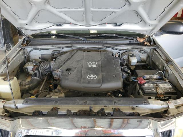 5TEUU42N85Z012491 - 2005 TOYOTA TACOMA ACCESS CAB SILVER photo 11