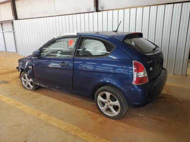 KMHCN3AC1BU200305 - 2011 HYUNDAI ACCENT SE BLUE photo 2