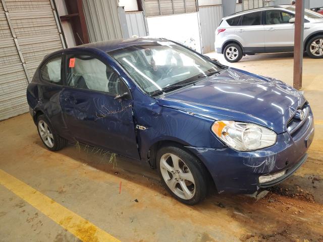 KMHCN3AC1BU200305 - 2011 HYUNDAI ACCENT SE BLUE photo 4