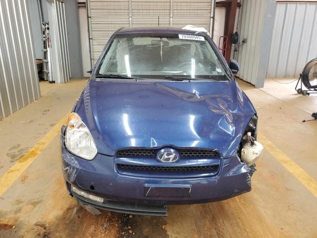 KMHCN3AC1BU200305 - 2011 HYUNDAI ACCENT SE BLUE photo 5