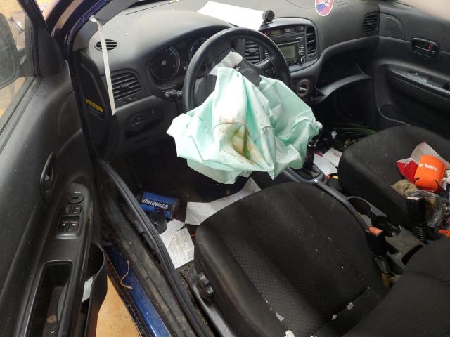 KMHCN3AC1BU200305 - 2011 HYUNDAI ACCENT SE BLUE photo 8