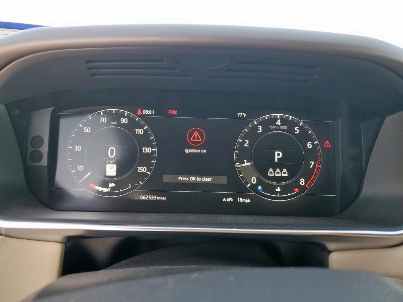 SALWG2SUXNA220886 - 2022 LAND ROVER RANGE ROVE SE WHITE photo 9