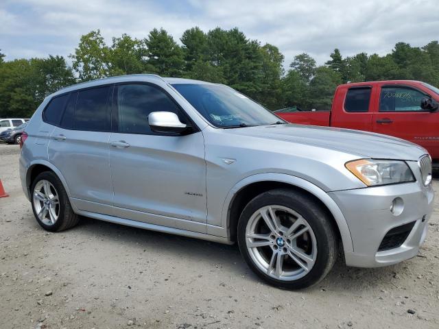 5UXWX9C50D0D07774 - 2013 BMW X3 XDRIVE28I SILVER photo 4