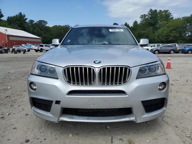 5UXWX9C50D0D07774 - 2013 BMW X3 XDRIVE28I SILVER photo 5