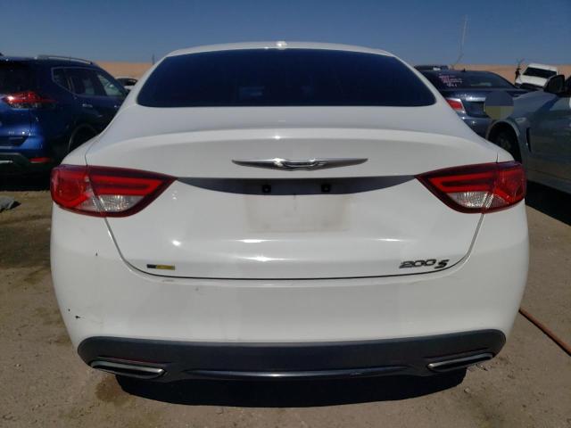 1C3CCCBB6FN726286 - 2015 CHRYSLER 200 S WHITE photo 6