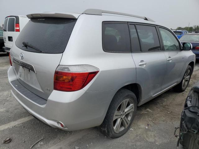 JTEES43A192132824 - 2009 TOYOTA HIGHLANDER SPORT SILVER photo 3